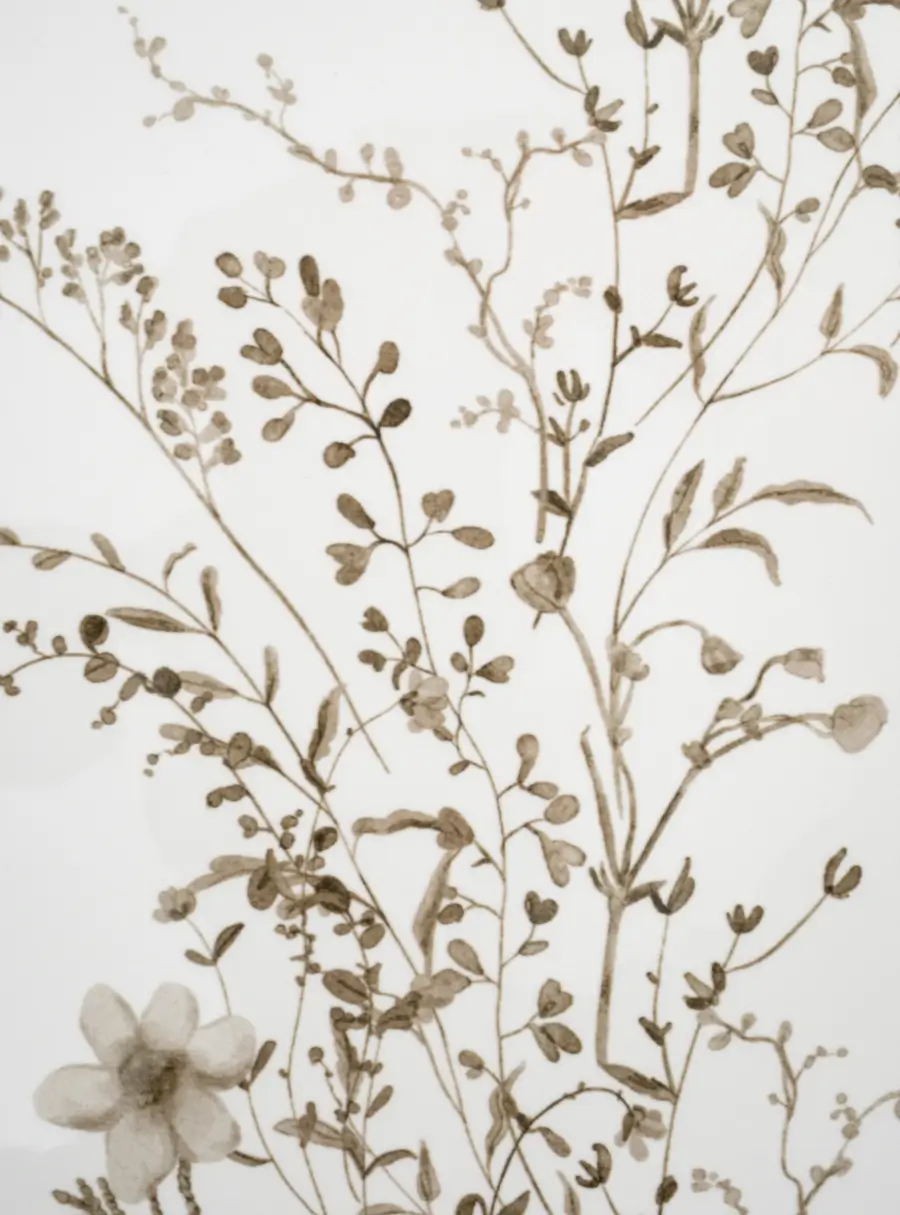 Подставка под горячее, 24х17 см, керамика/пробка, белая, Осенние цветы, Florance, image-4