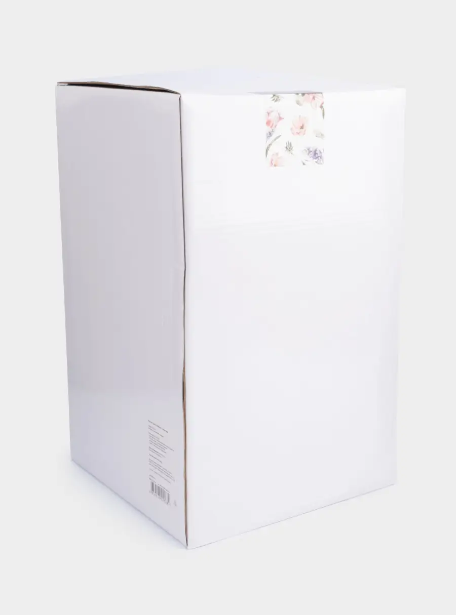 Ваза для цветов, 30 см, керамика, молочная, Женщина с тюльпанами, Tulip, image-7