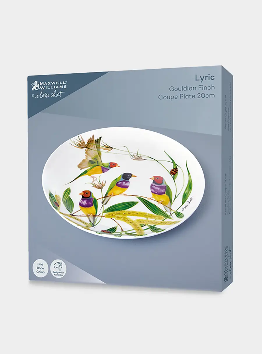 Тарелка десертная, 20 см, фарфор F, белая, Зяблик, Lyric ,image-2