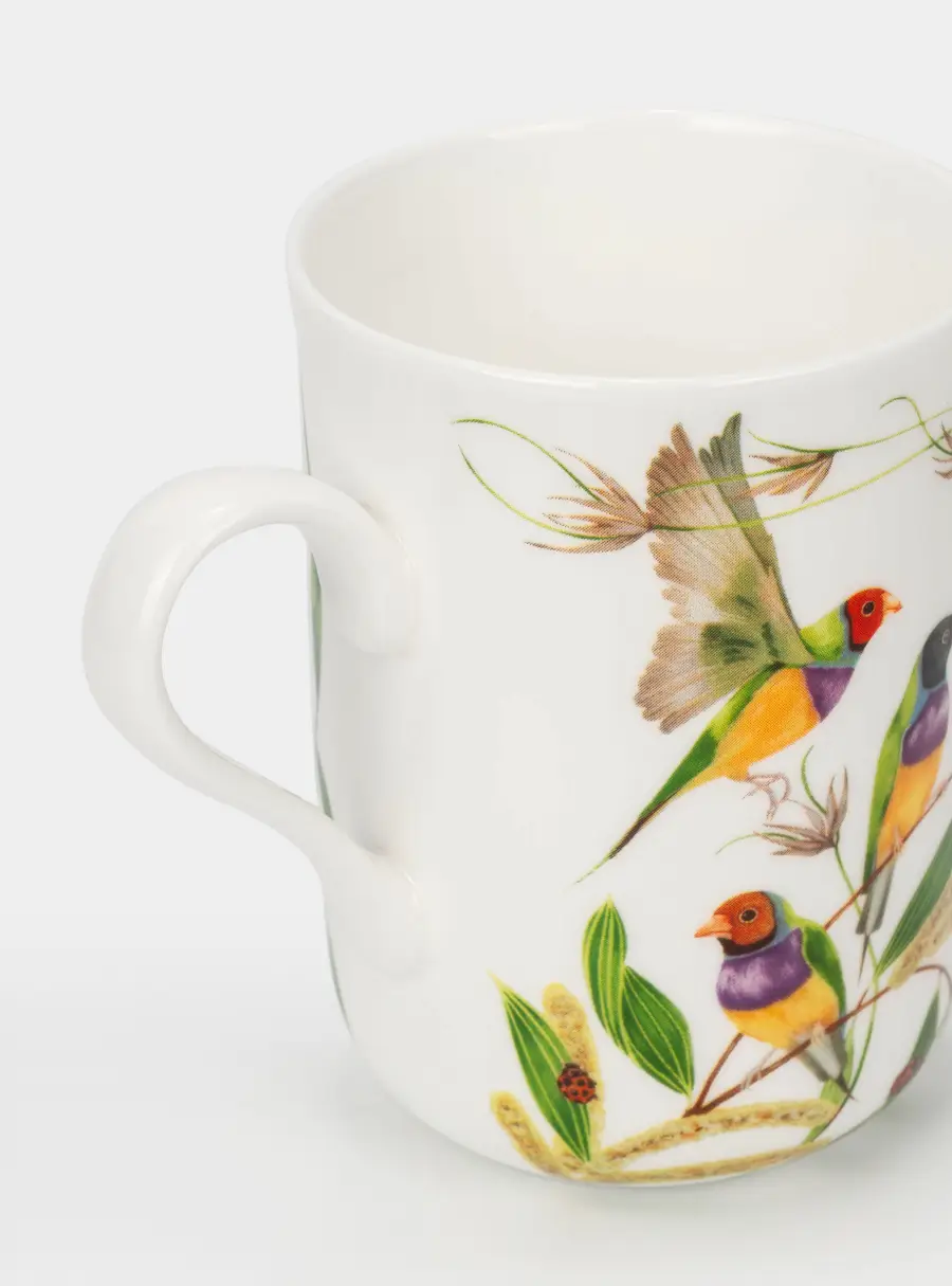 Кружка, 330 мл, фарфор F, белая, Зяблик, Lyric ,image-2