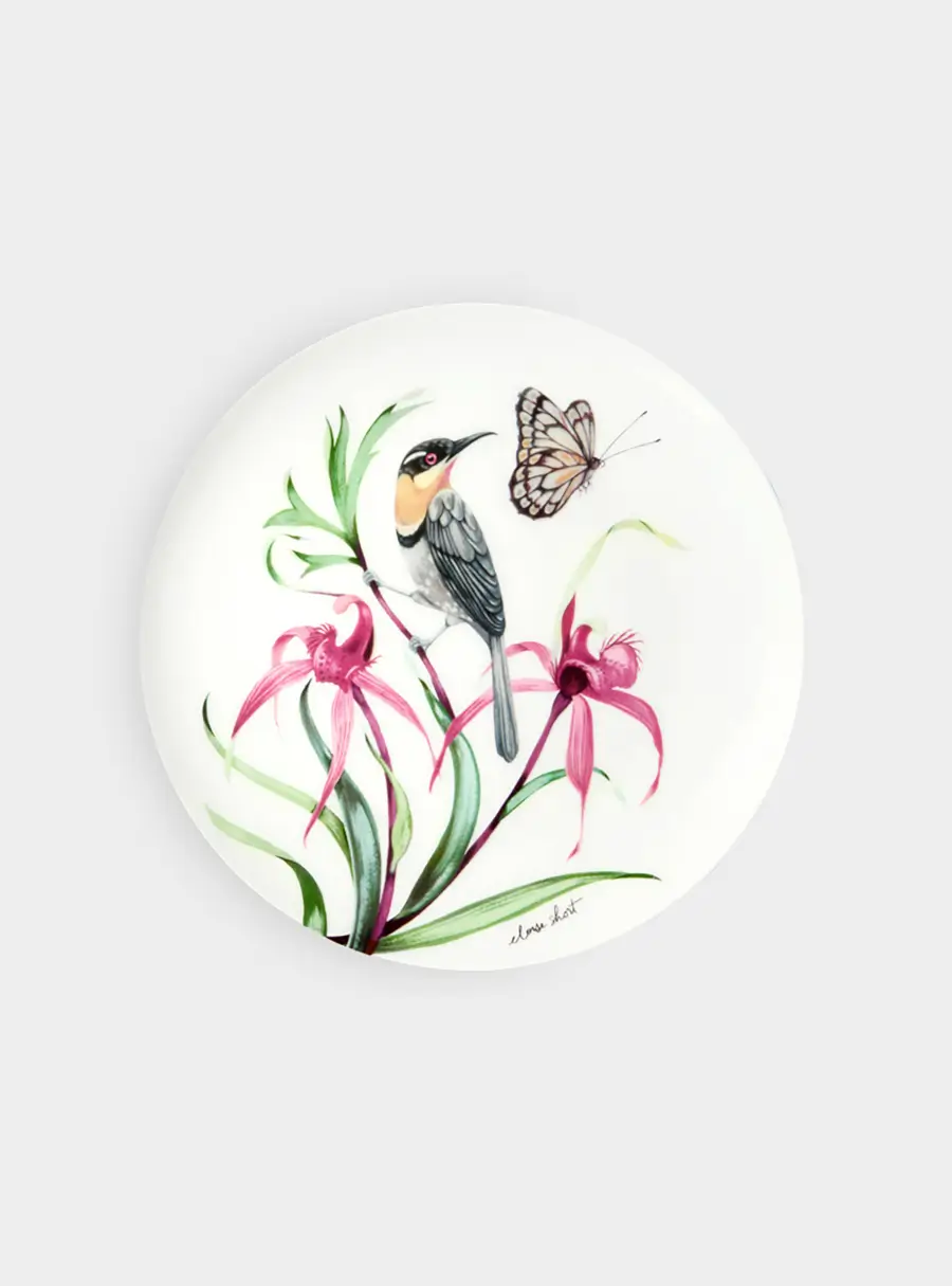 Тарелка десертная, 20 см, фарфор F, белая, Медосос, Lyric