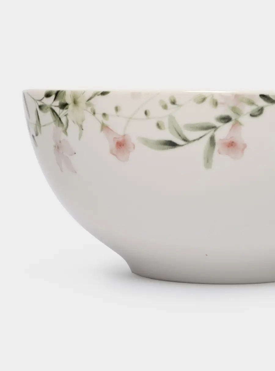 Салатник, 16х7 см, 700 мл, фарфор N, белый, Кролик в цветах, Bunny, image-5