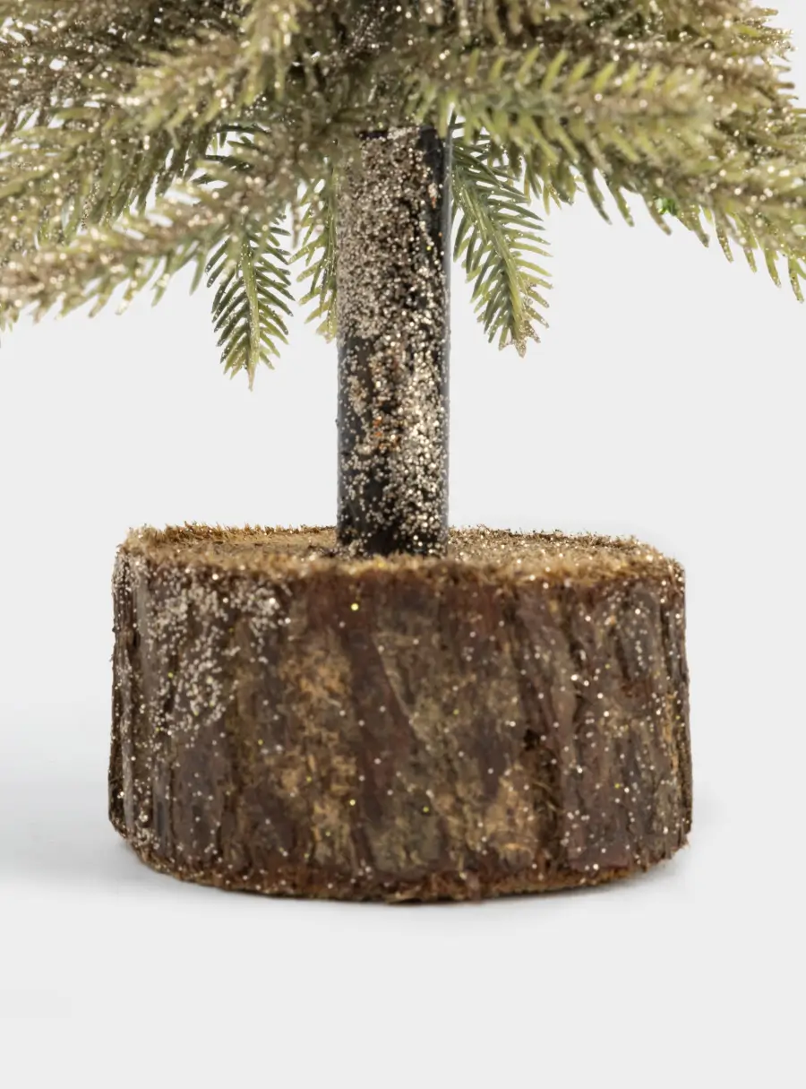 Ель искусственная, 20 см, полиэтилен, шампань, New year ,image-2