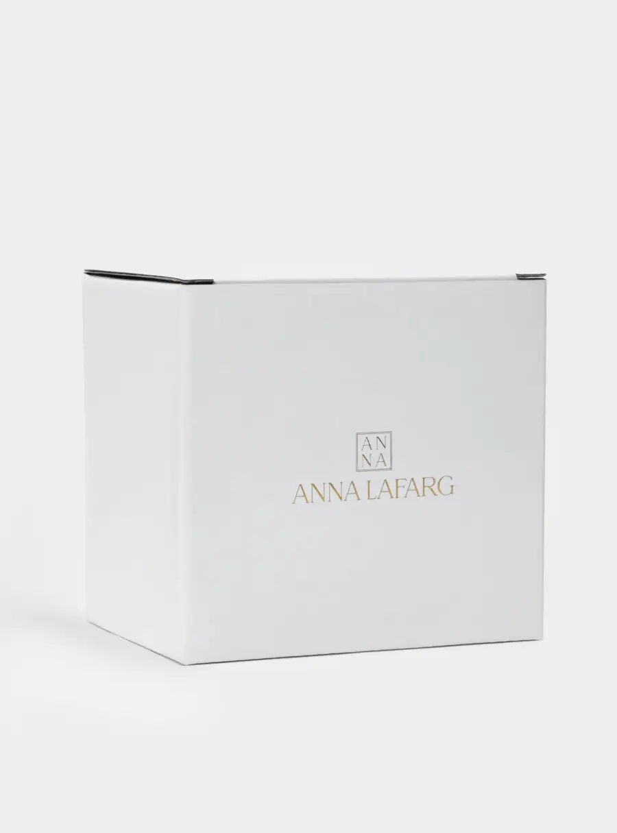 Кружка, 340 мл, керамика, молочно-золотистая, Ель со звездой, New year, image-6