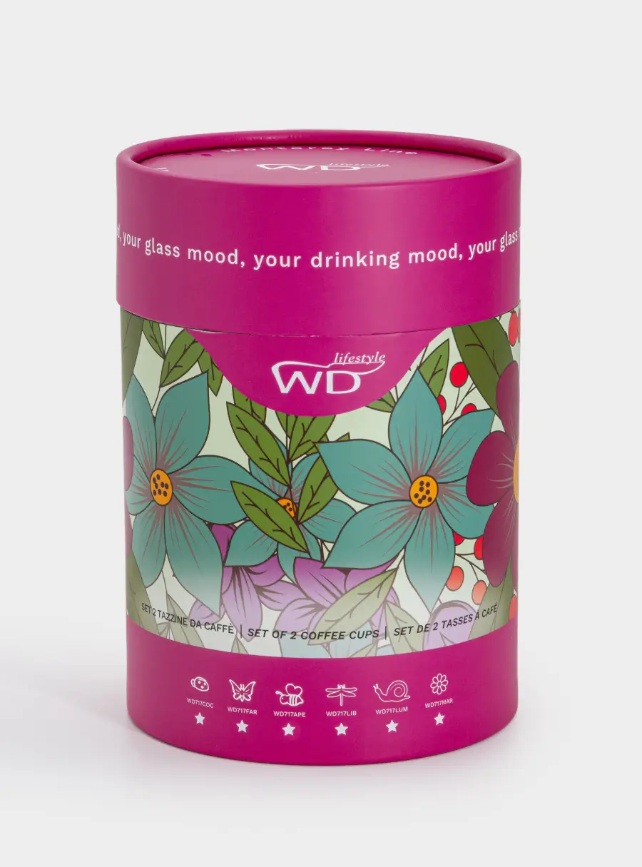 Кружка кофейная, 130 мл, 2 шт, стекло Б, Бабочки, Monterey, image-7