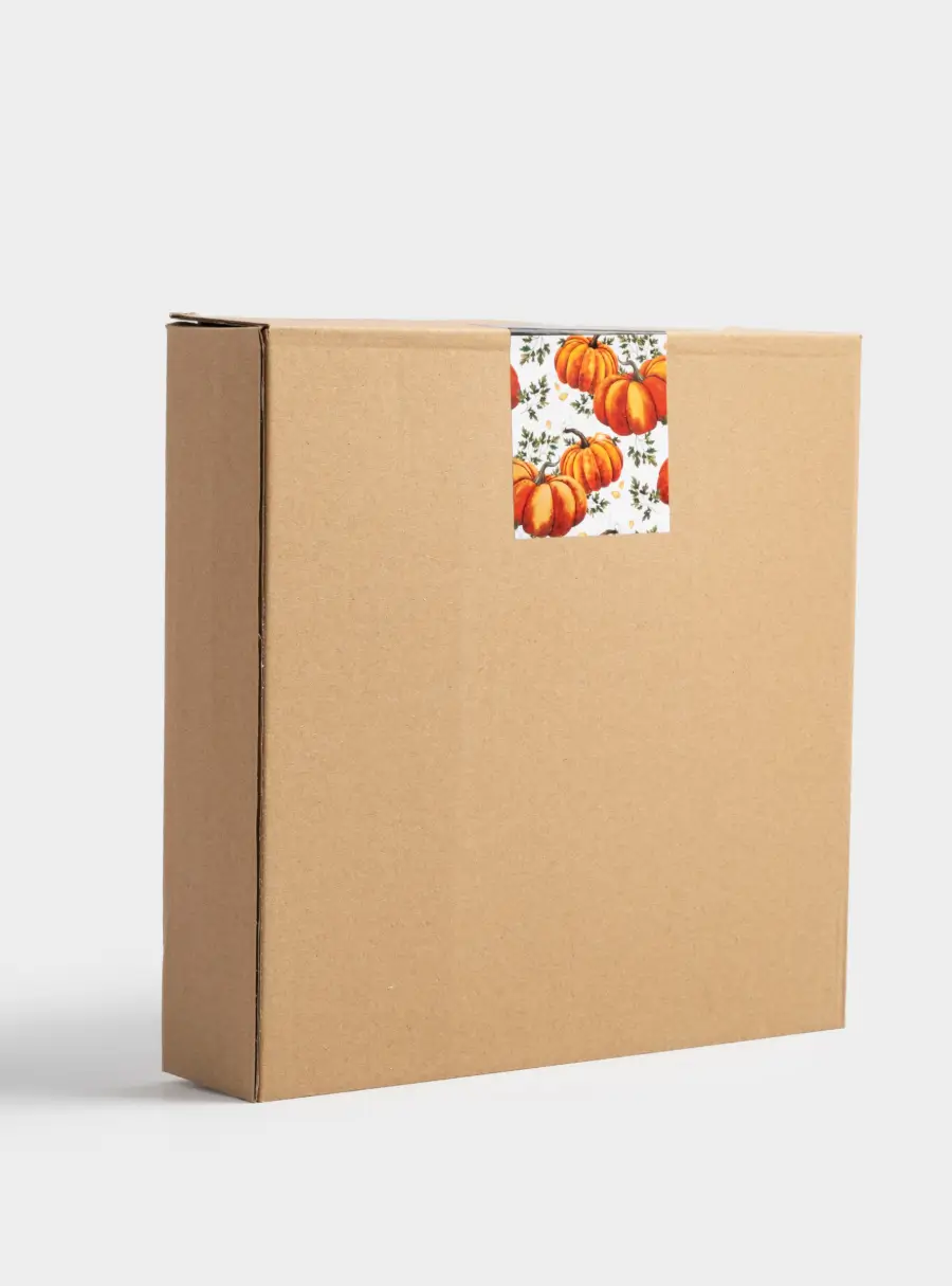 Блюдо, 23 см, керамика, оранжевое, Тыква, Bright pumpkin, image-6