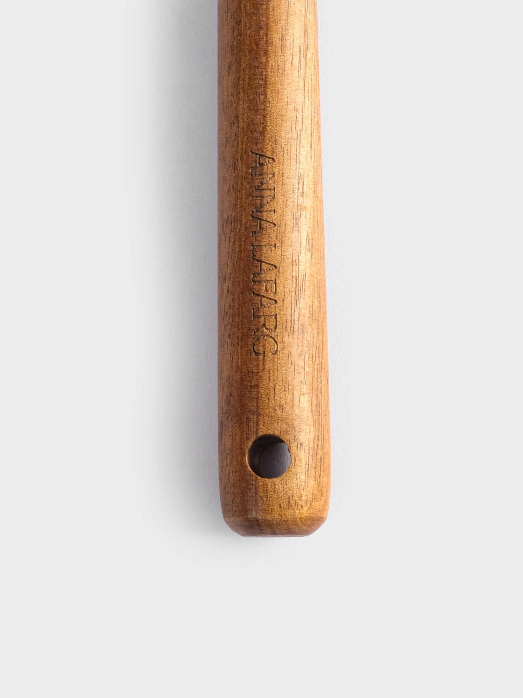 Шумовка, 33 см, силикон/дерево, молочный, Wenge, image-3