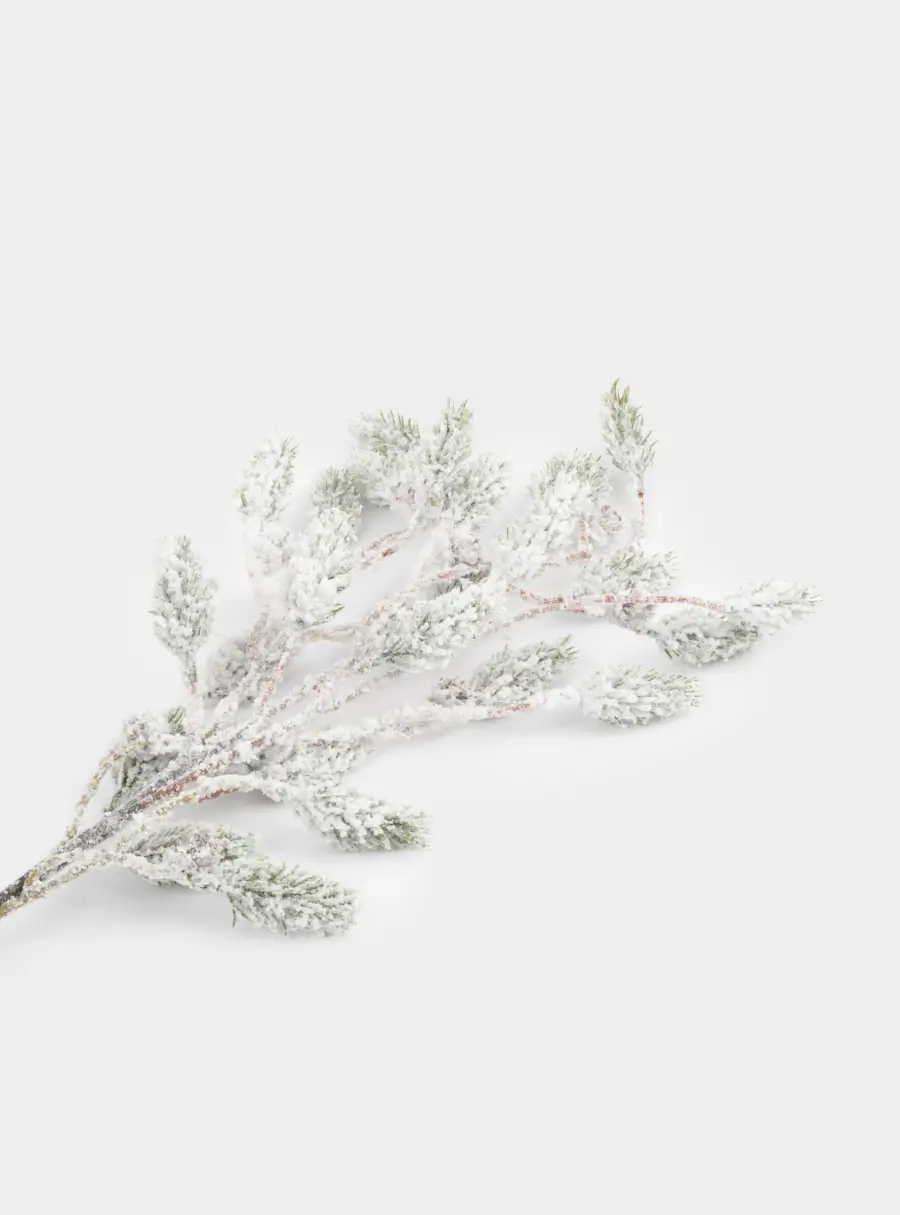 Ветка декоративная, 70 см, пластик, Заснеженная ветка, Interior natural ,image-1