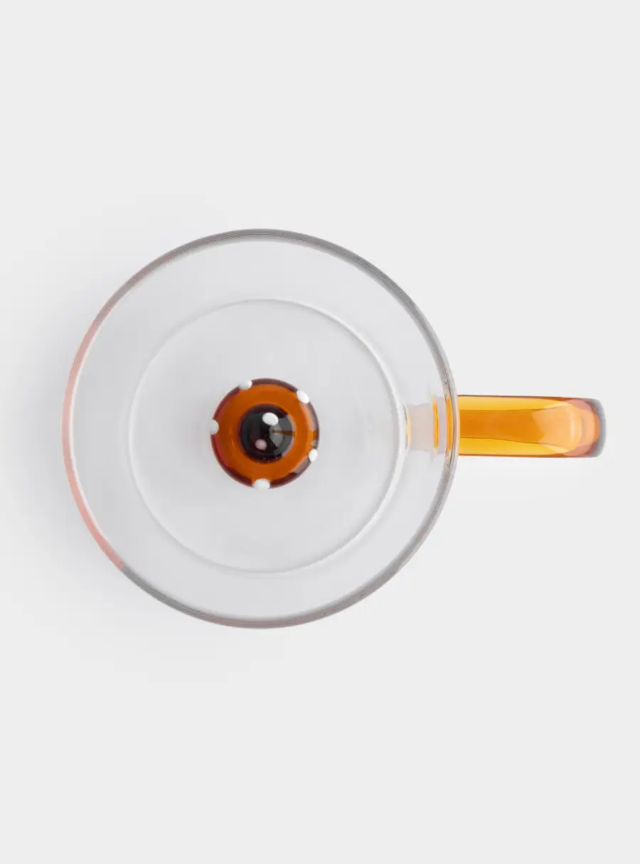 Кружка, 400 мл, стекло Б, коричневая ручка, Гриб, Autumn forest ,image-3