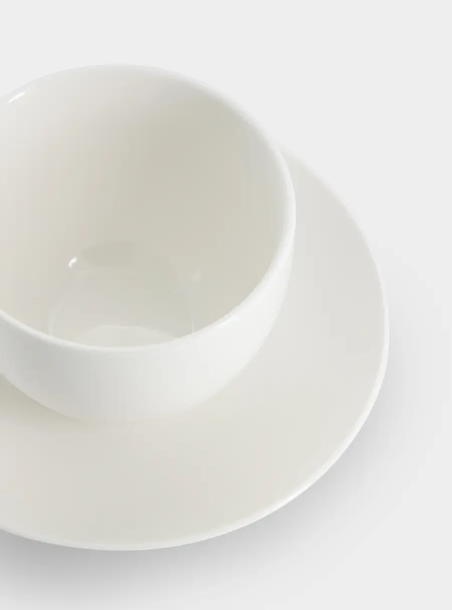 Пара чайная, 1 перс, 2 пр, 260 мл, фарфор P, белая, White Basics, image-4