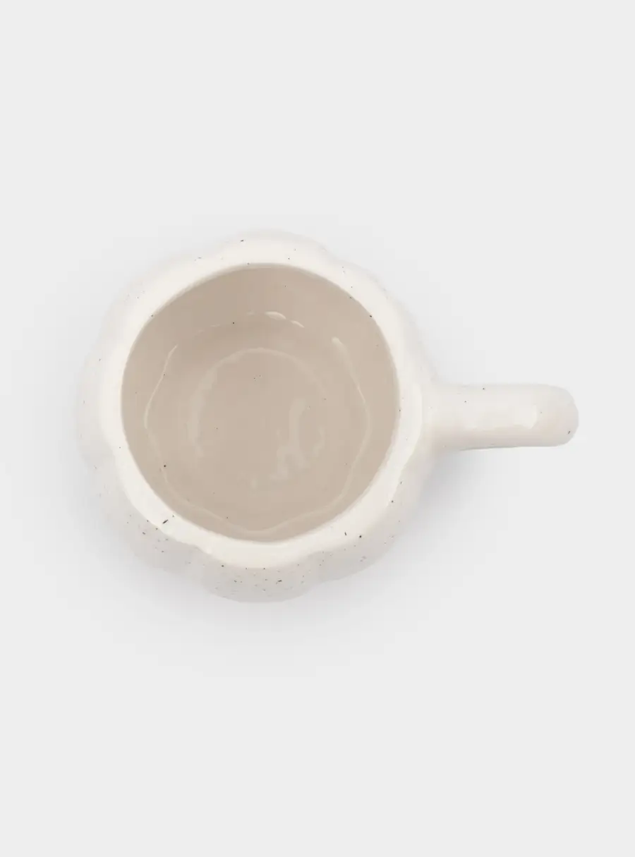 Кружка, 520 мл, керамика, белая, в крапинку, Тыква, Light pumpkin ,image-2