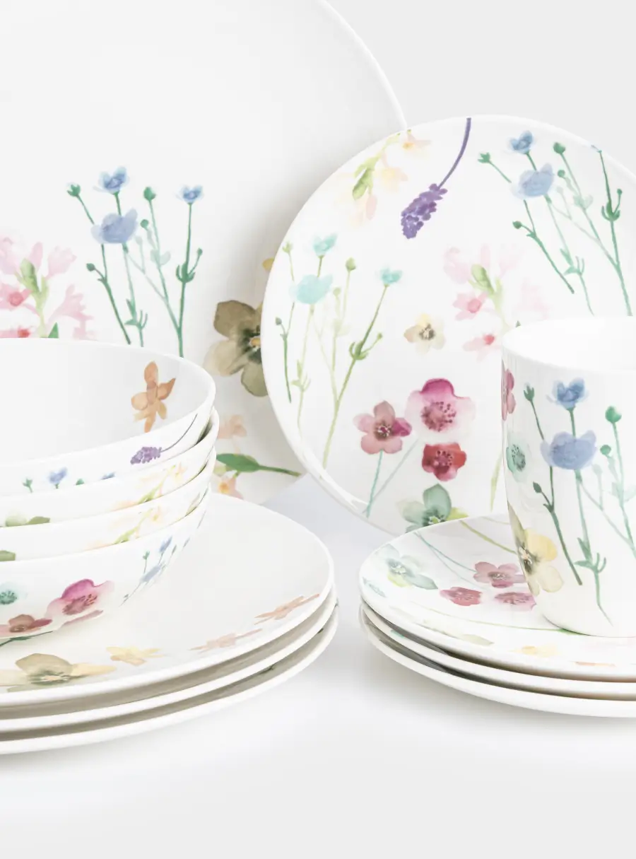 Набор обеденный, 16 пр, Лесные цветы ,image-2