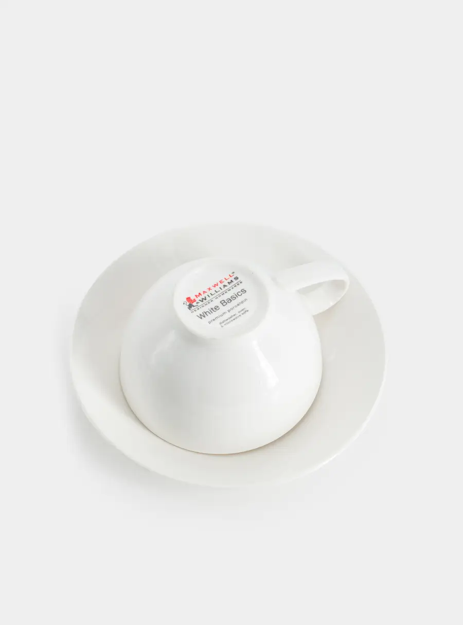 Пара чайная, 1 перс, 2 пр, 200 мл, фарфор P, белая, White Basics, image-4