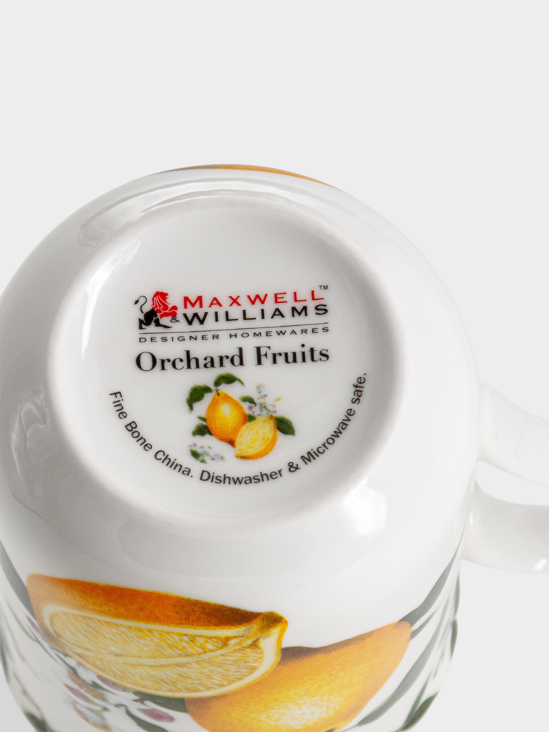 Кружка, 300 мл, фарфор F, белая, Лимон, Orchard Fruits, image-4