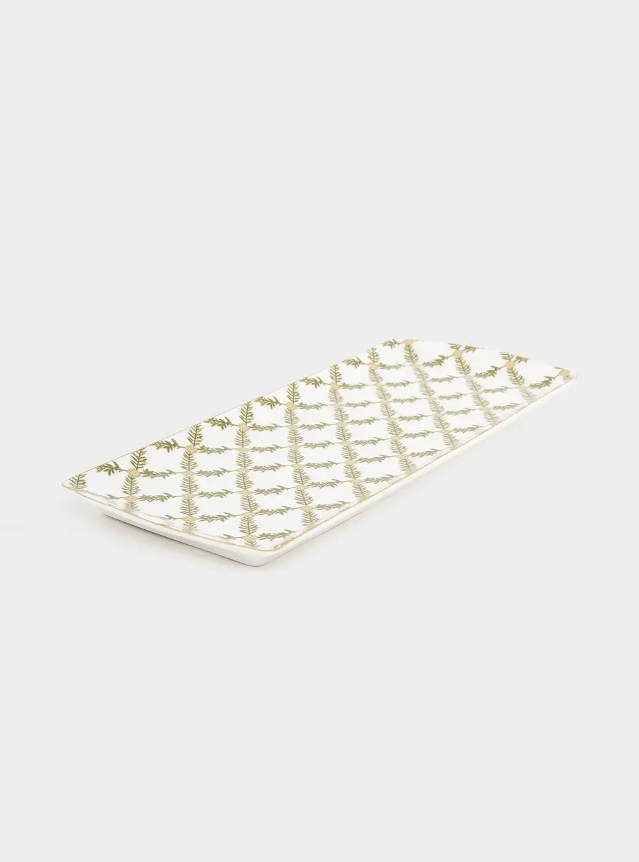 Блюдо, 35х16 см, фарфор N, прямоугольное, Rosita, image-1