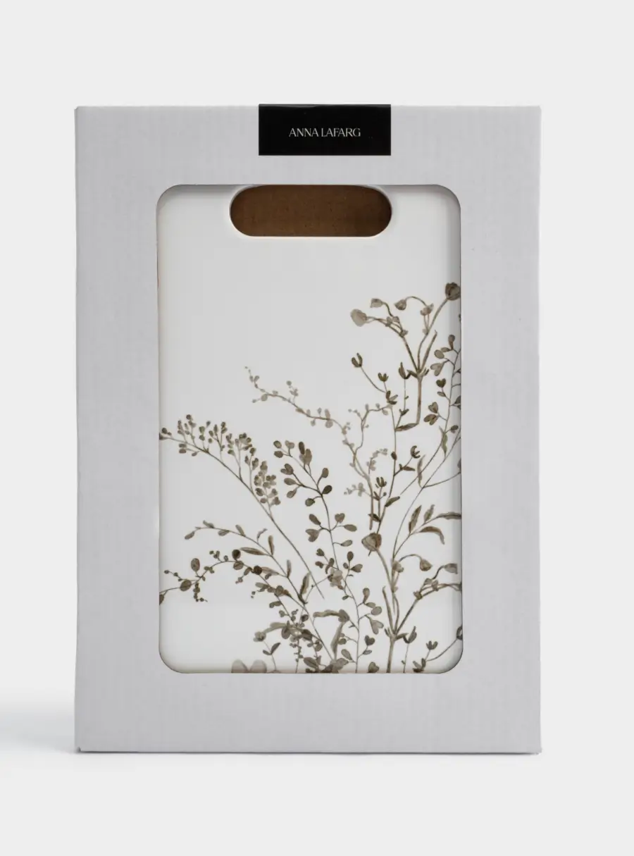 Подставка под горячее, 24х17 см, керамика/пробка, белая, Осенние цветы, Florance, image-6