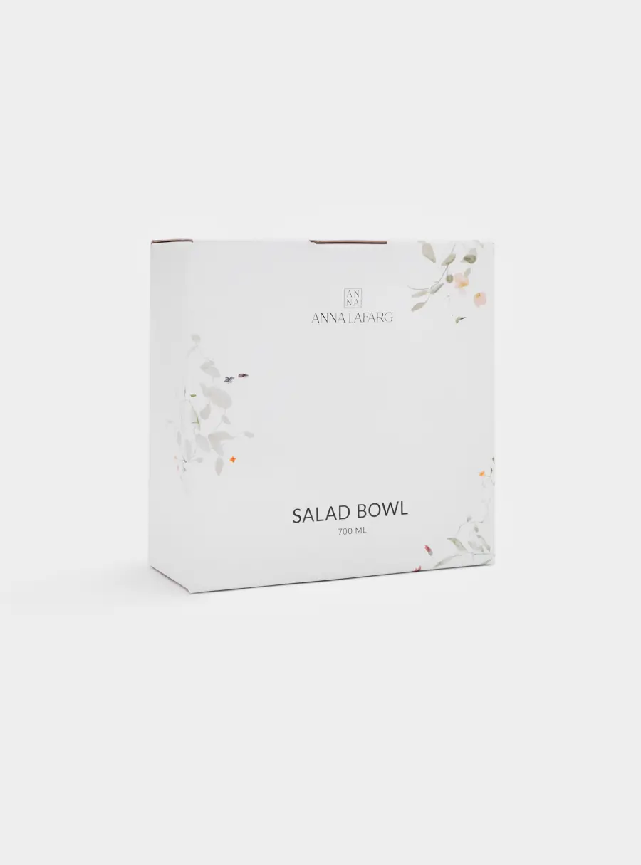 Салатник, 16х6 см, 700 мл, фарфор N, белый, Цветы и листья, Primrose, image-6