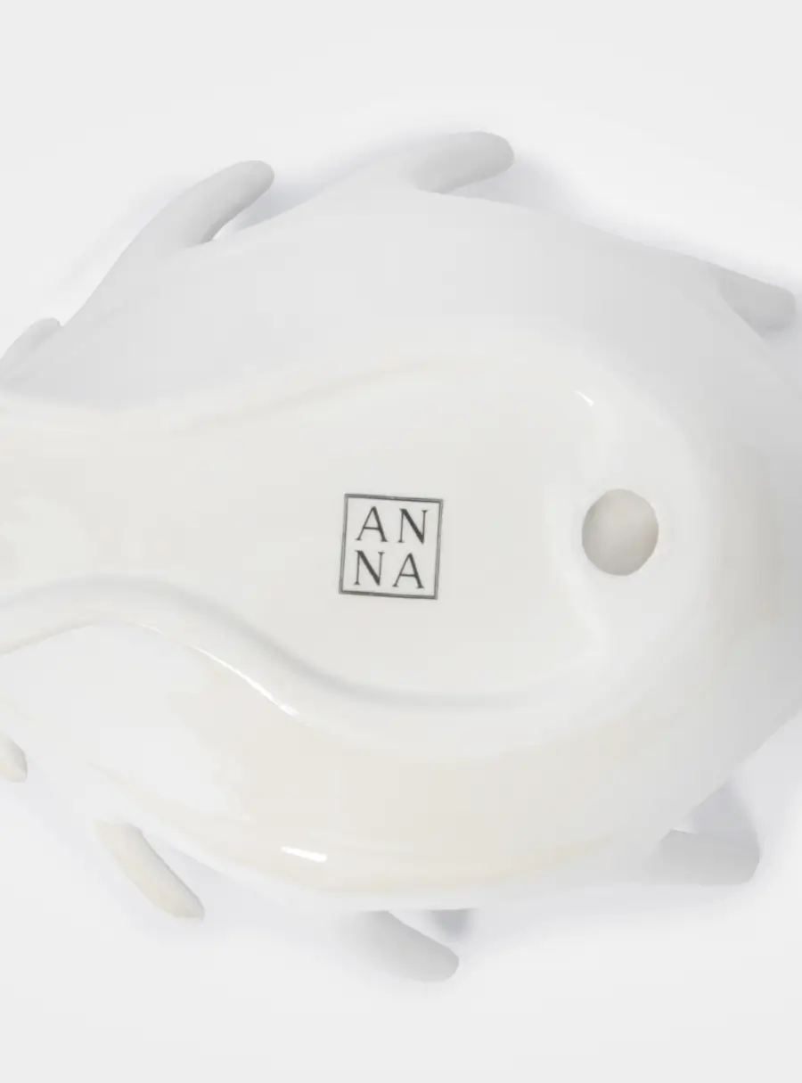 Блюдо декоративное, 26х16х10 см, керамика D, белое, перламутр, Олень, Maral grey, image-5