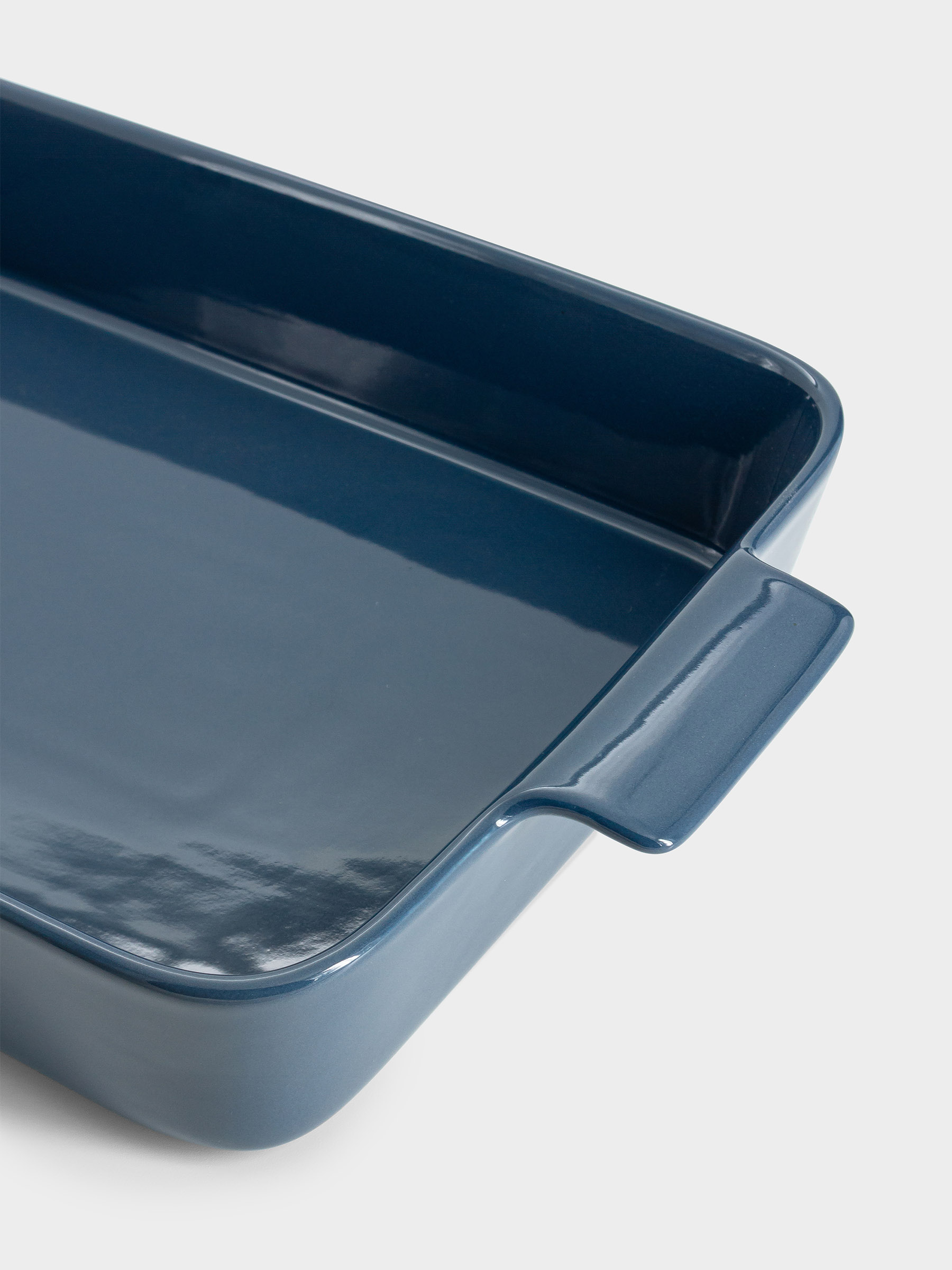 Форма для запекания, 36х24 см, фарфор P, прямоугольная, синяя, Indulgence, image-3