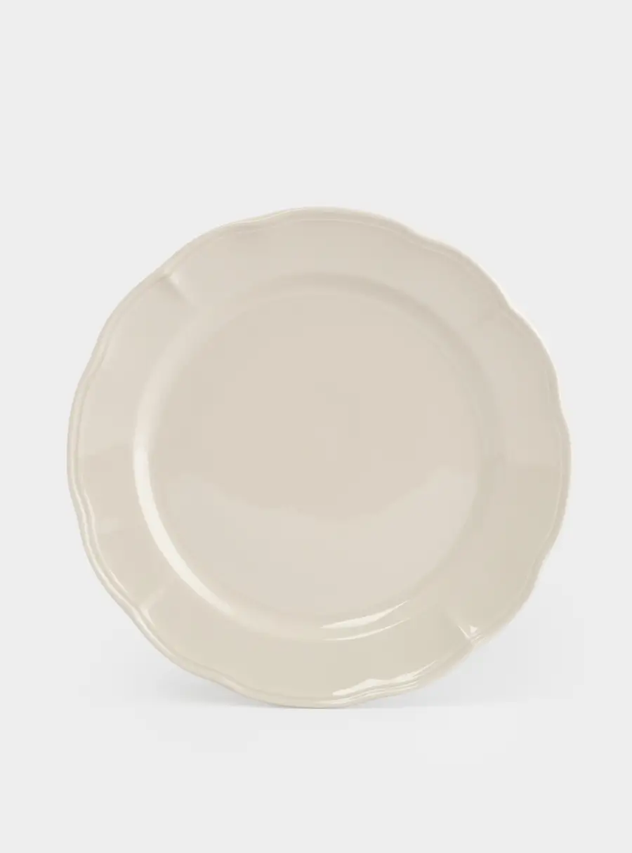 Тарелка обеденная, 27 см, фарфор P, молочная, Rustic ,image-0