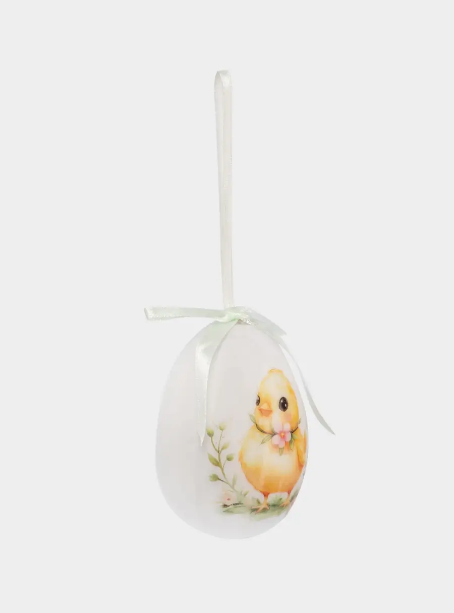 Подвеска, пасхальное яйцо, 8 см, пенопласт, Цыпленок, Interior Easter ,image-2
