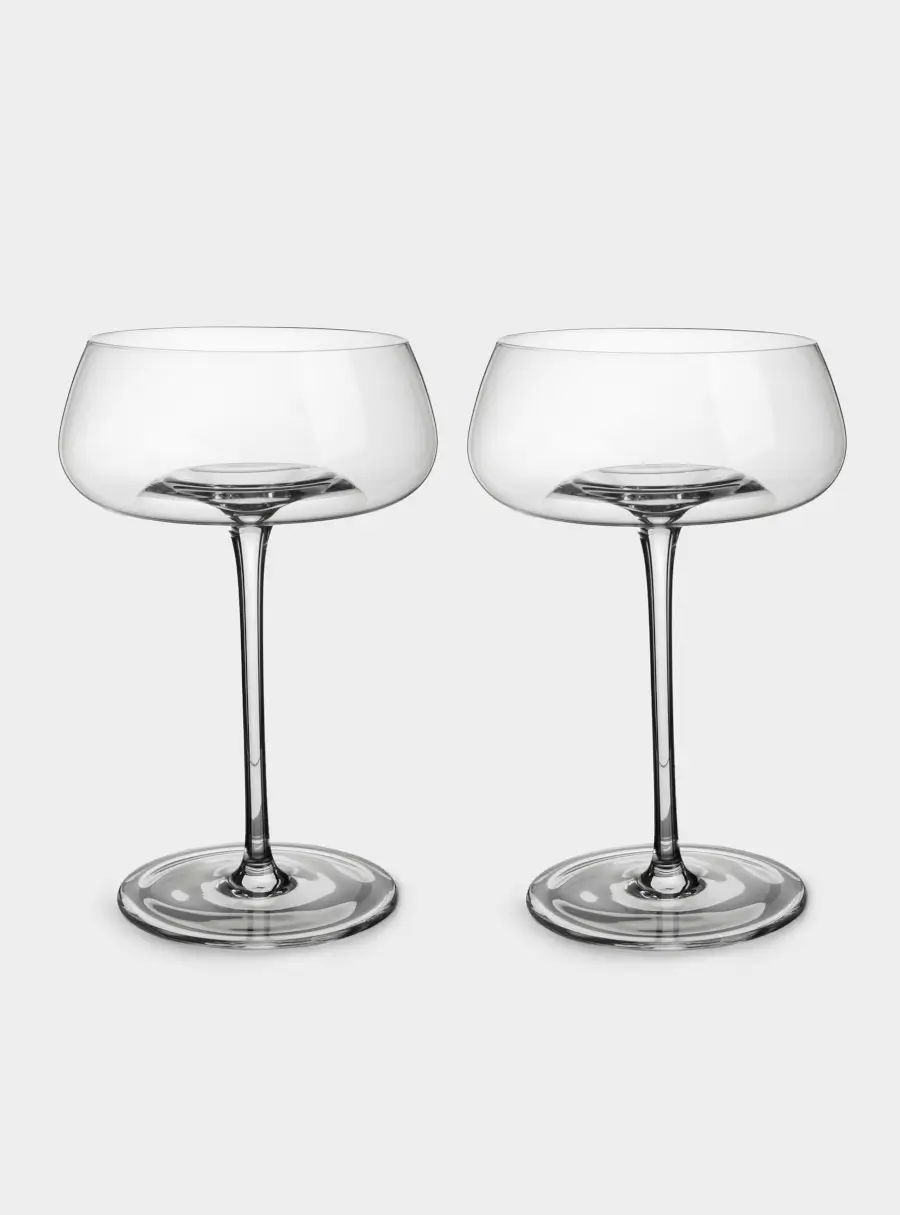 Бокал-креманка для шампанского, 270 мл, 2 шт, кристальное стекло, Opera ,image-0