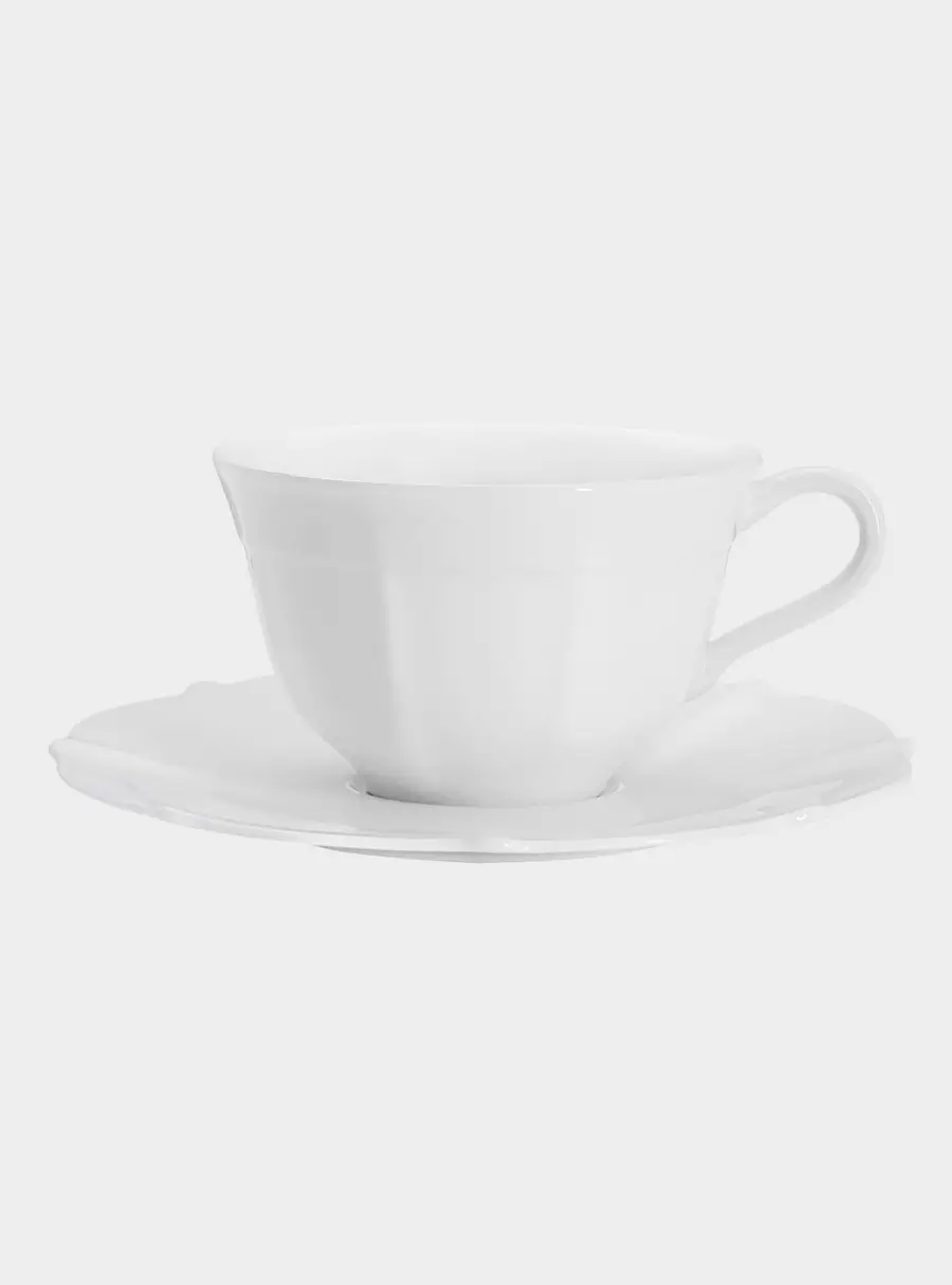 Сервиз чайный, 6 перс, 14 пр, фарфор F, белый, Lotus white ,image-3