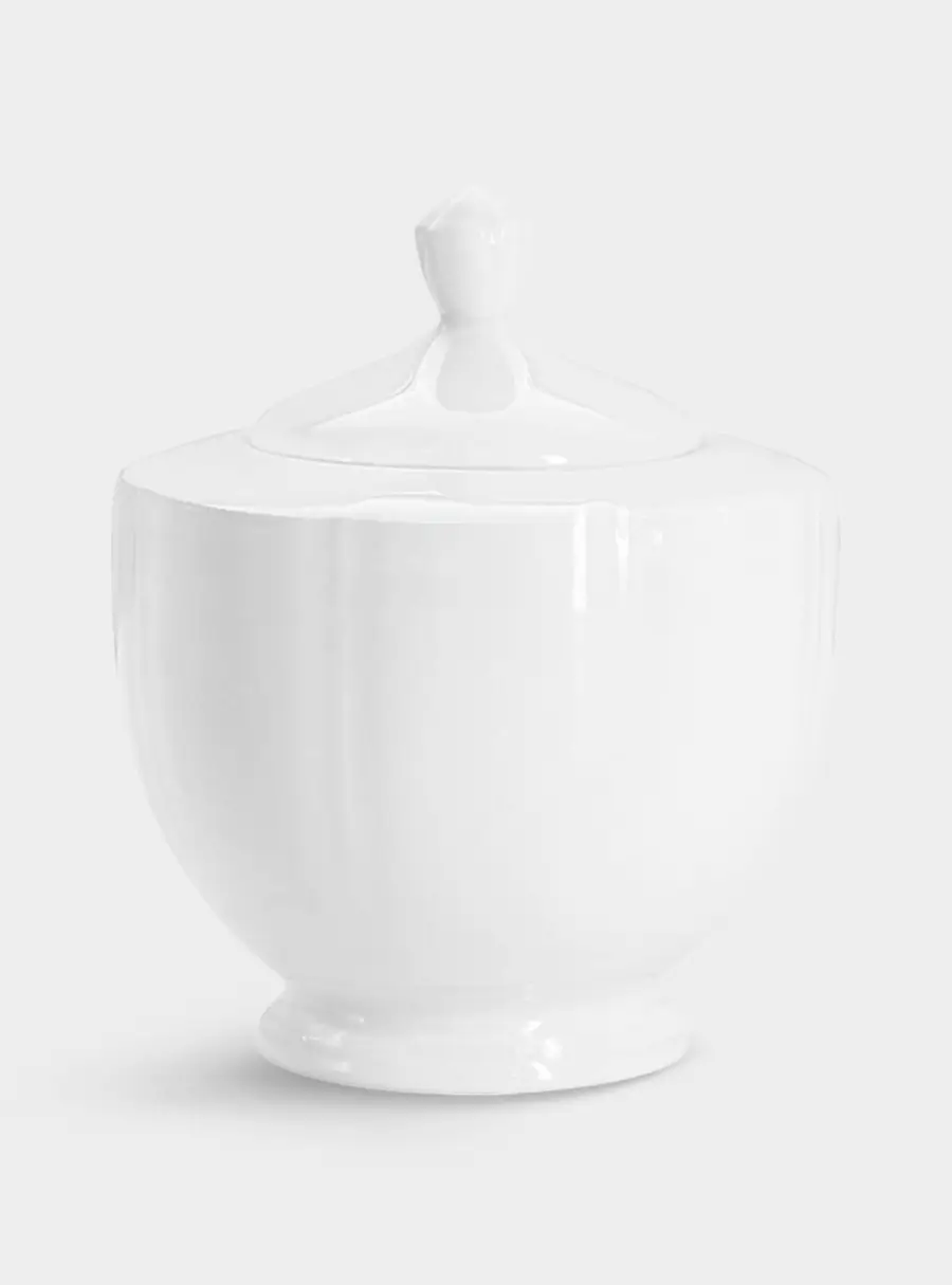 Сахарница, 10,5 см, 250 мл, фарфор F, белая, Lotus white