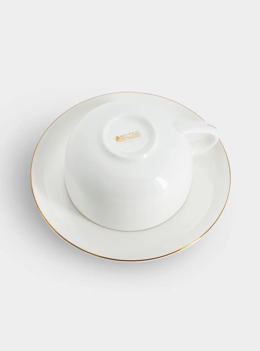 Чашка с блюдцем, 100 мл, Кашемир Gold ,image-3