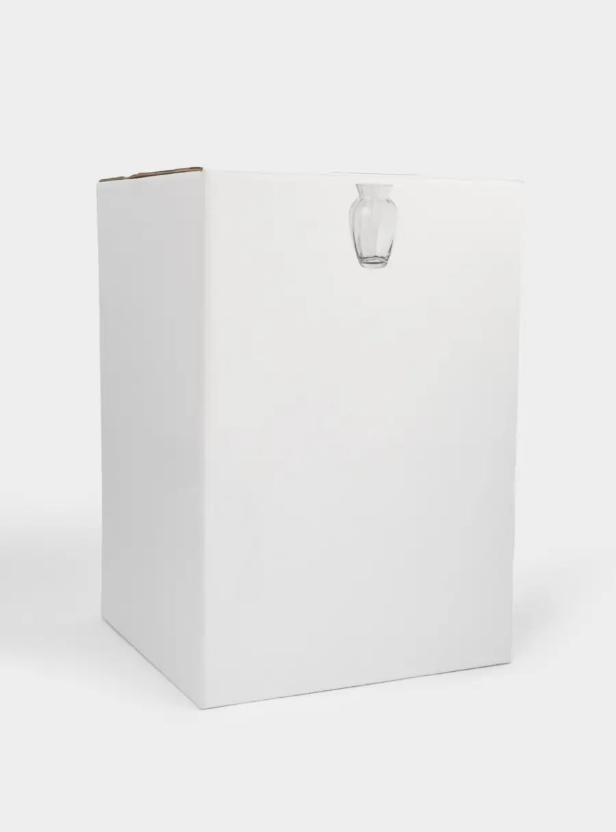 Ваза для цветов, 25 см, стекло, Grand, image-4