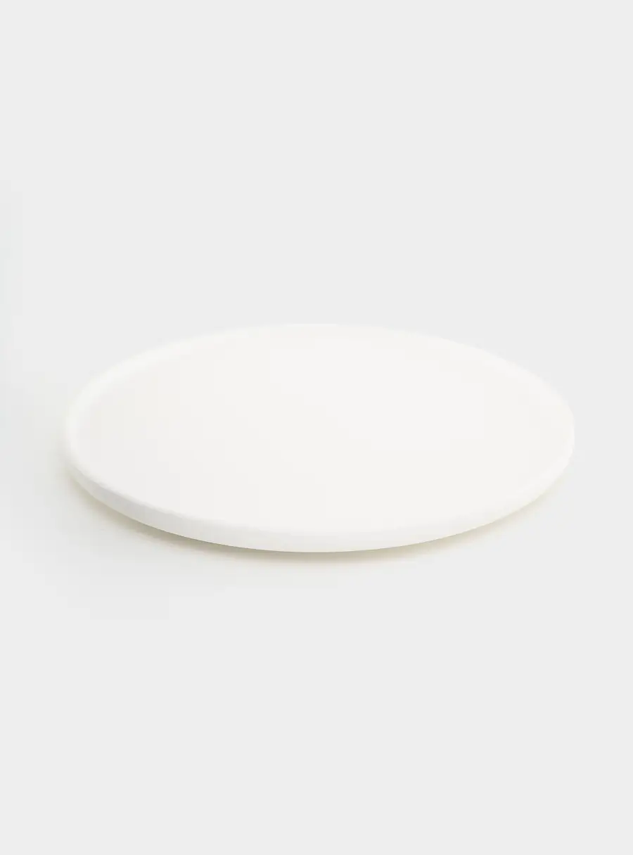 Тарелка обеденная, 26.5 см, белая, Икра ,image-1