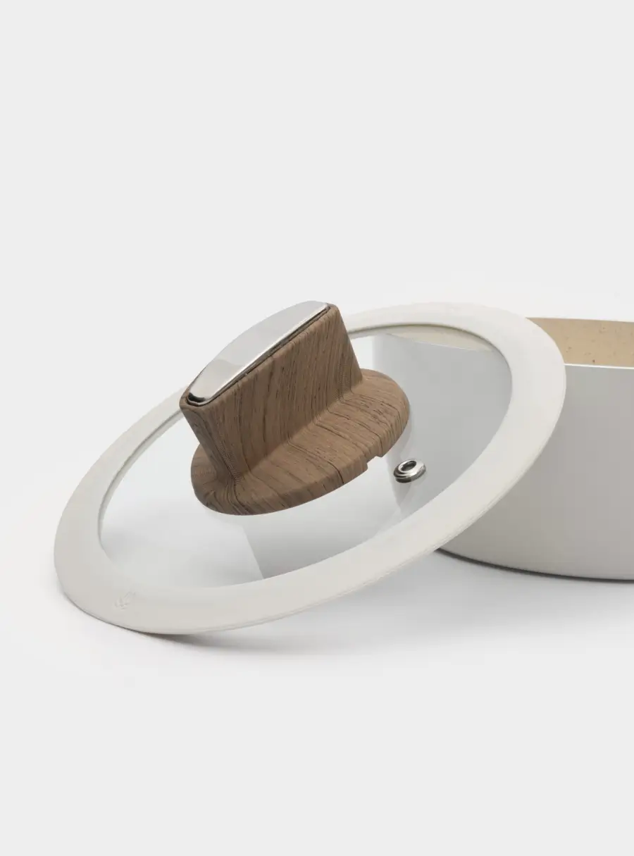 Ковш, 16 см, 1,2 л, с крышкой, с покрытием, алюминий, молочный, Palisander, image-6