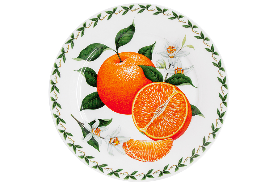 Тарелка закусочная Апельсин, 20 см