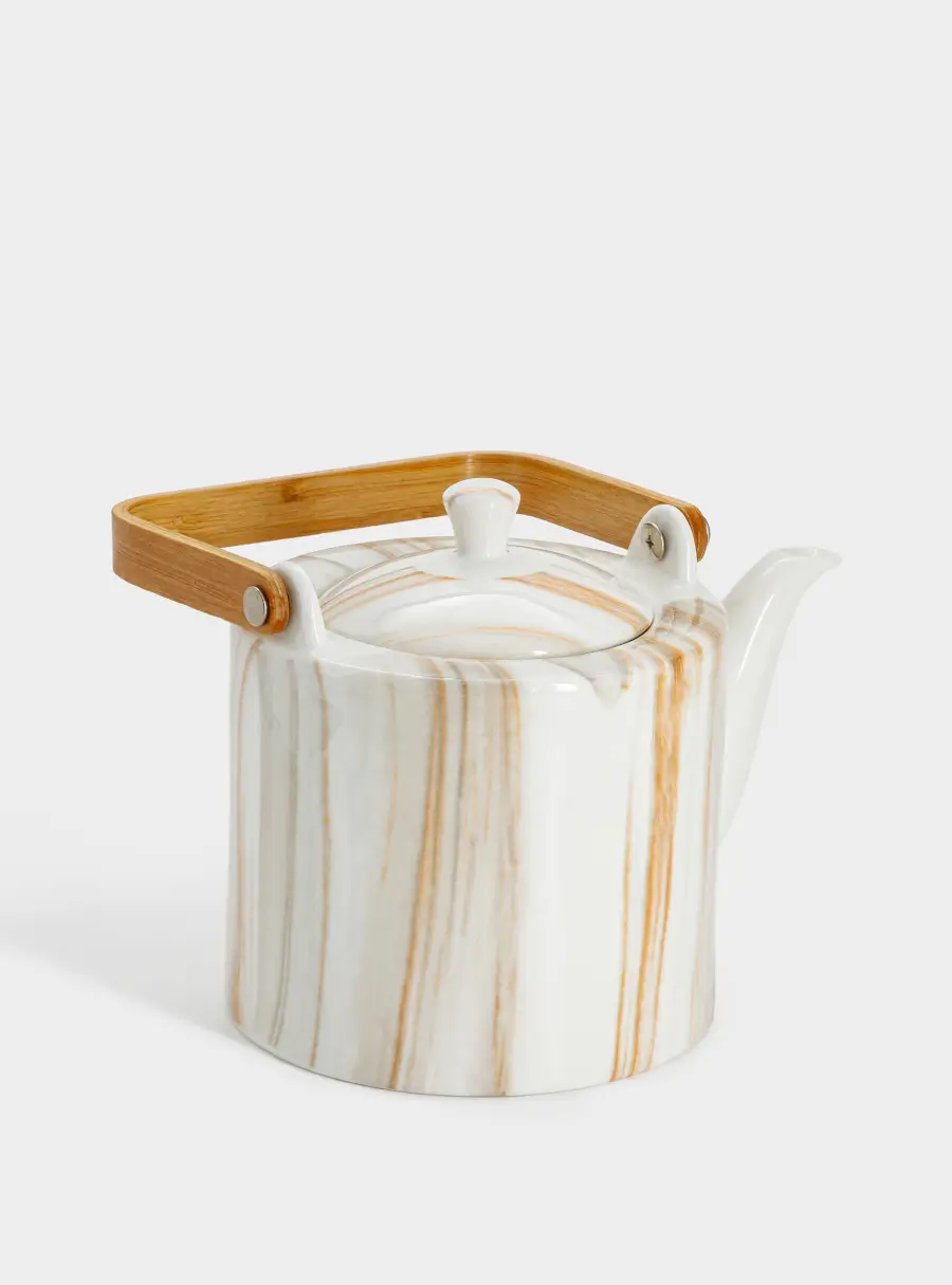 Чайник заварочный, 0,8 л, фарфор P, The Royal Marble, image-6