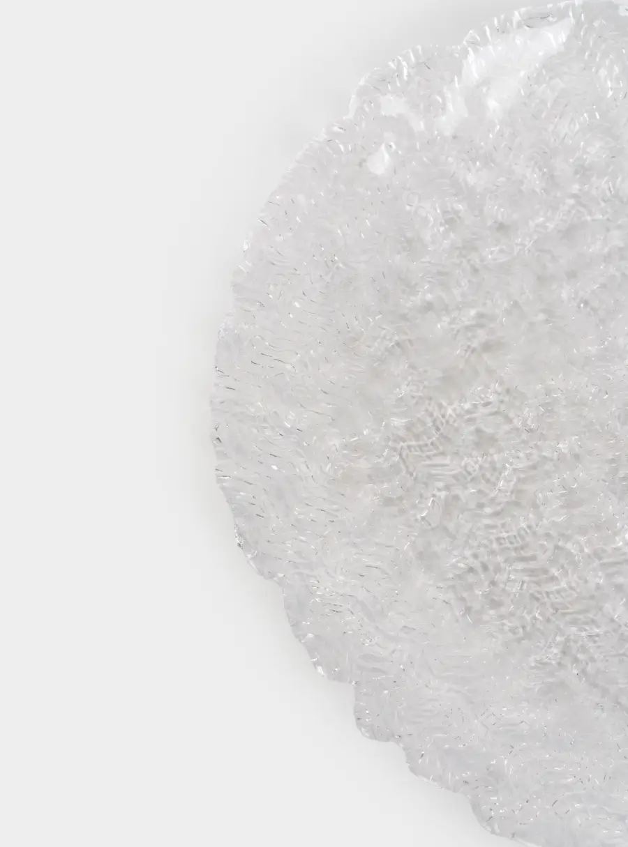 Тарелка обеденная, 26 см, стекло Р, Ripples, image-2