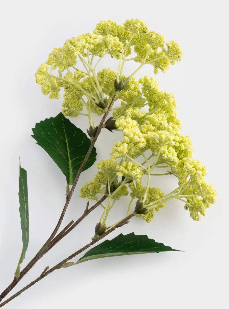 Ветка декоративная, 70 см, полиэтилен/металл, Зеленый цветок, Interior spring ,image-2