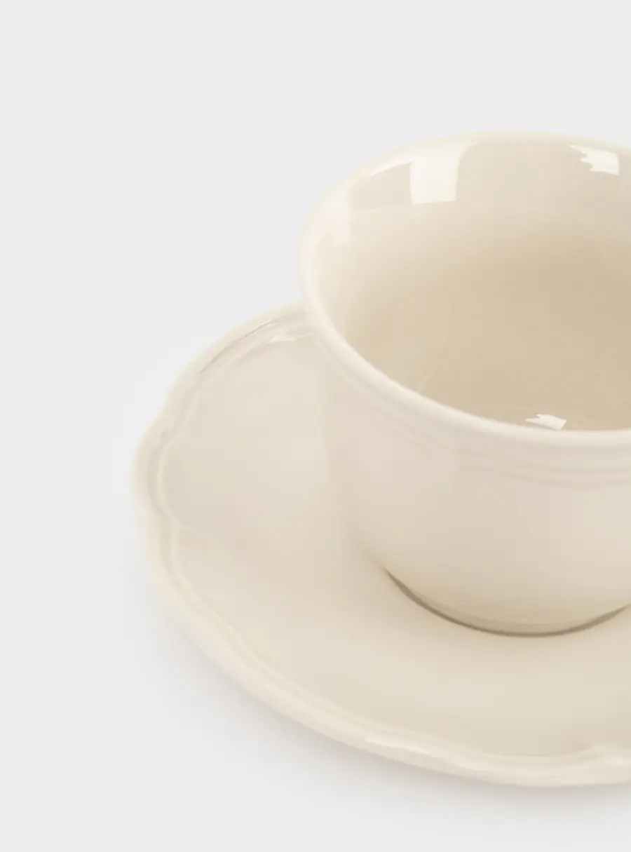 Пара чайная, 1 перс, 2 пр, 230 мл, фарфор P, молочная, Rustic, image-4