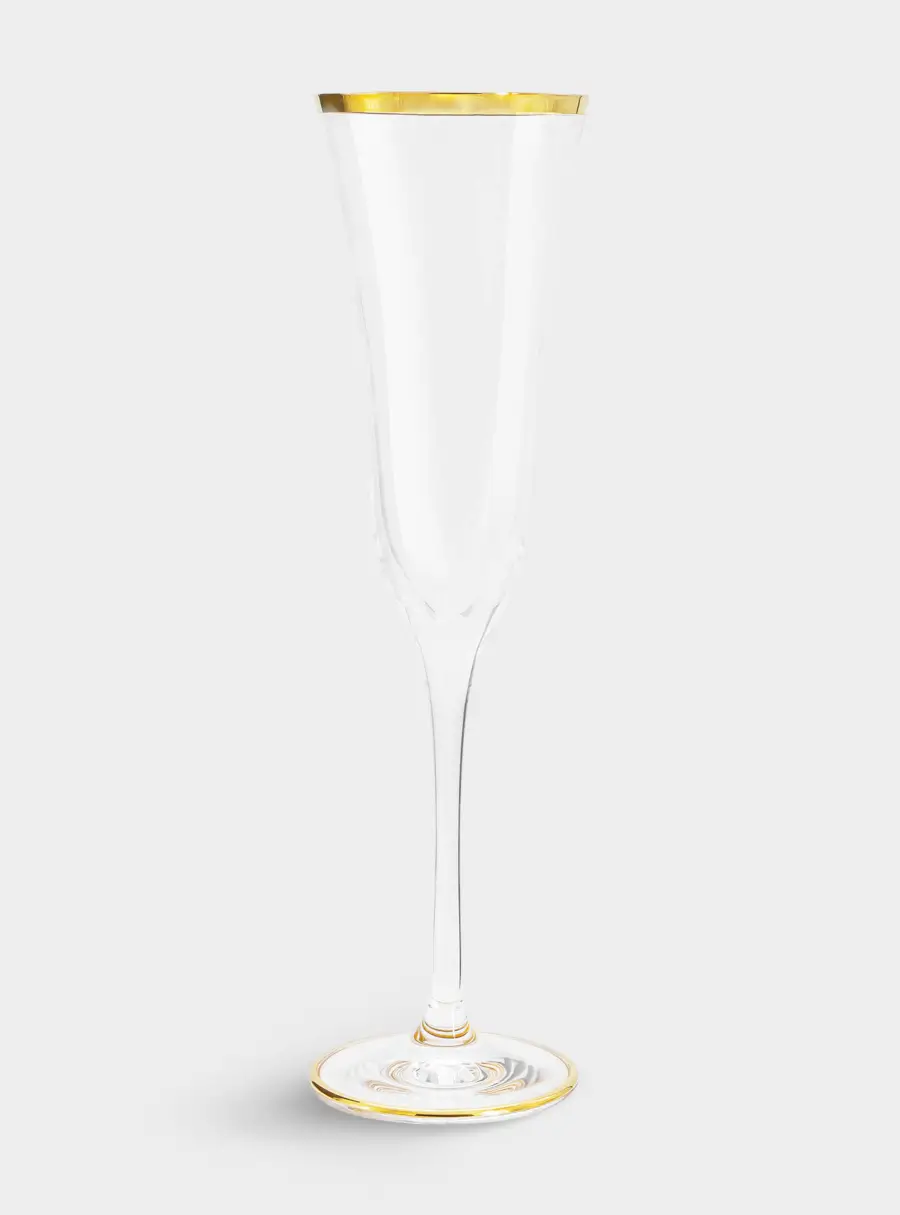 Набор бокалов для шампанского, 6 пр, 175 мл, Сабина, золото ,image-1