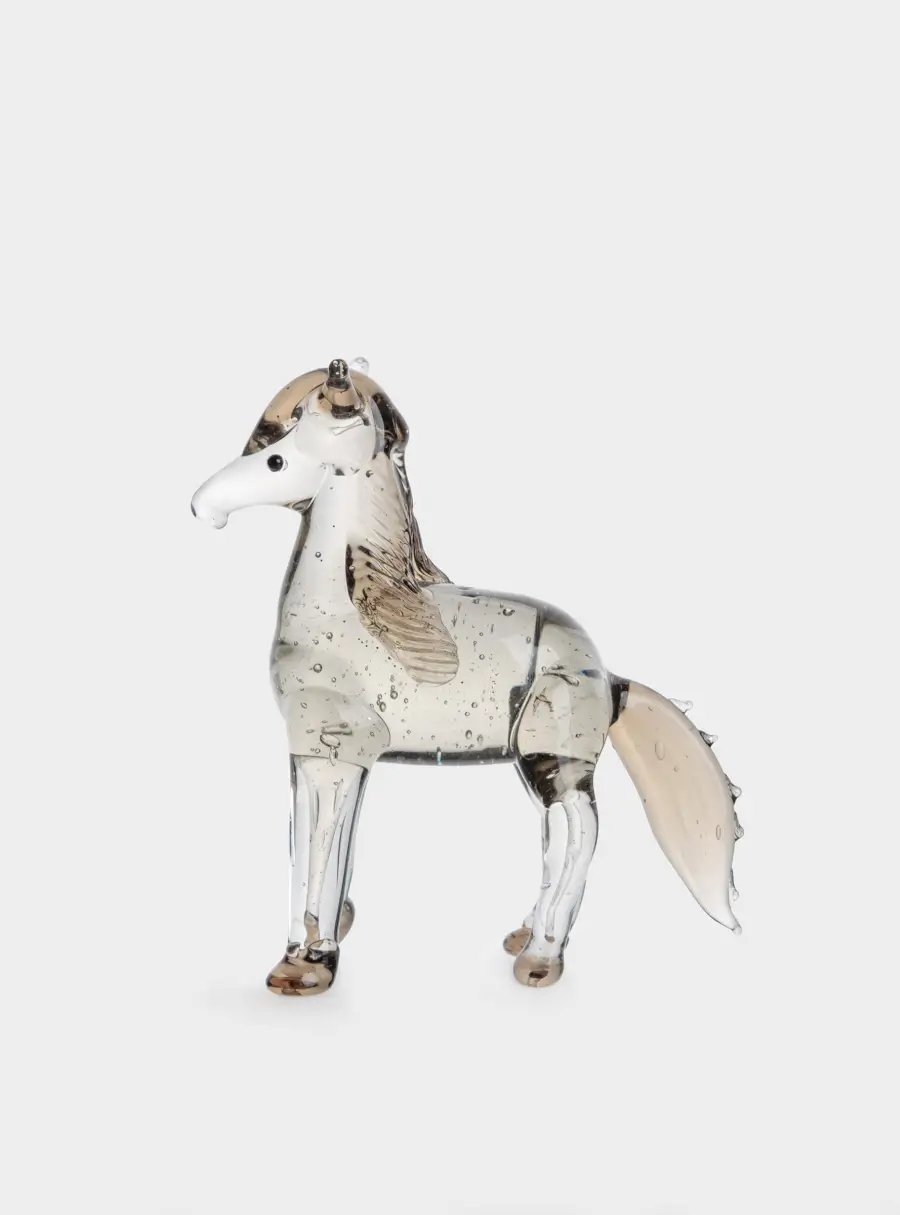 Статуэтка, 8х6 см, стекло, коричневая, Лошадка, Horse ,image-0