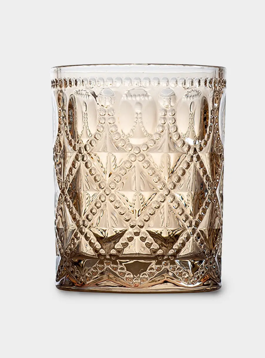 Стакан для воды, 300 мл, 4 шт, стекло P, янтарный, Dubai ,image-1