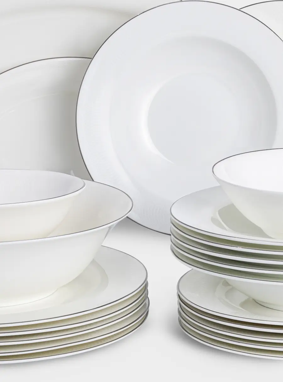 Сервиз обеденный, 6 перс, 27 пр, Айвори, image-2