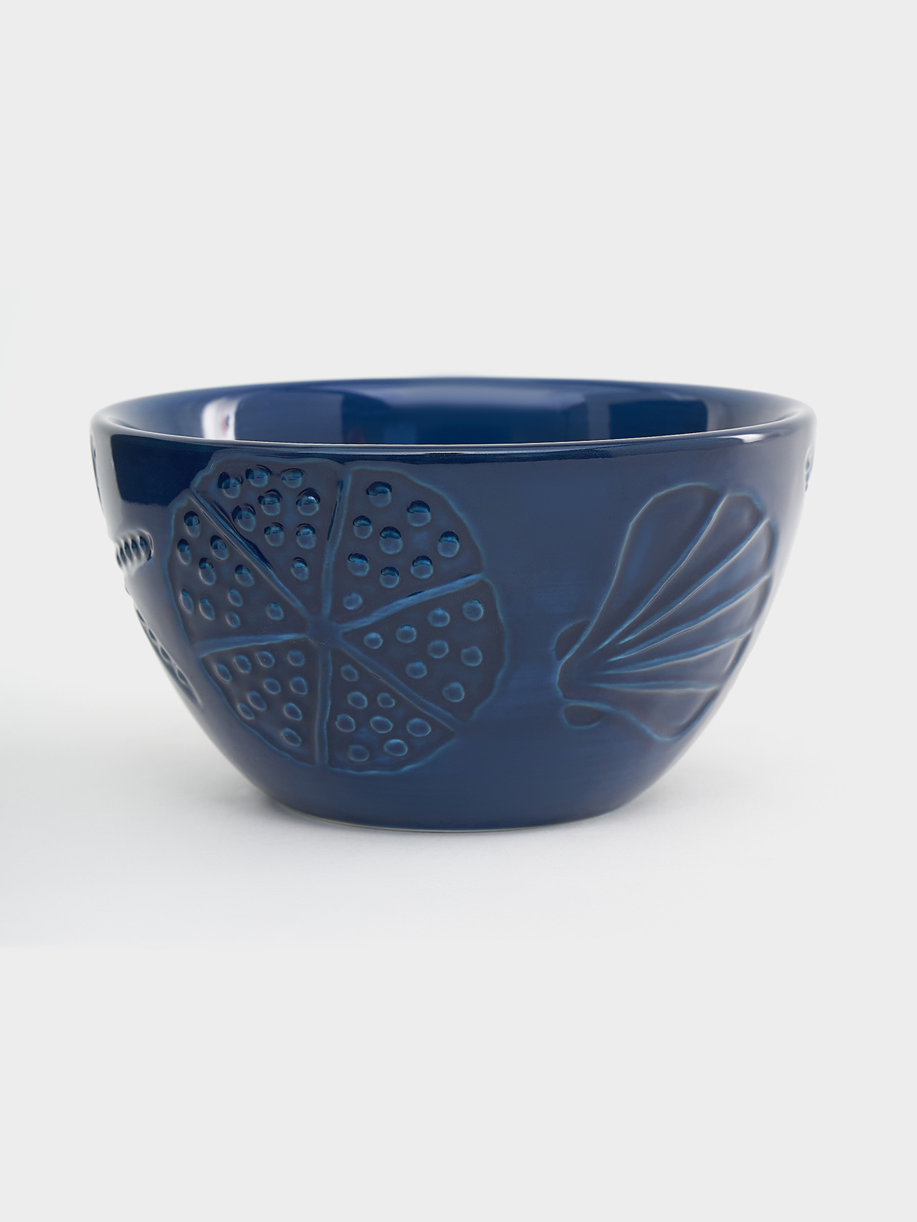 Набор, 2 пр, блюдо/салатник, керамика К, белое/синий, Синие кораллы, Blue Coral, image-3