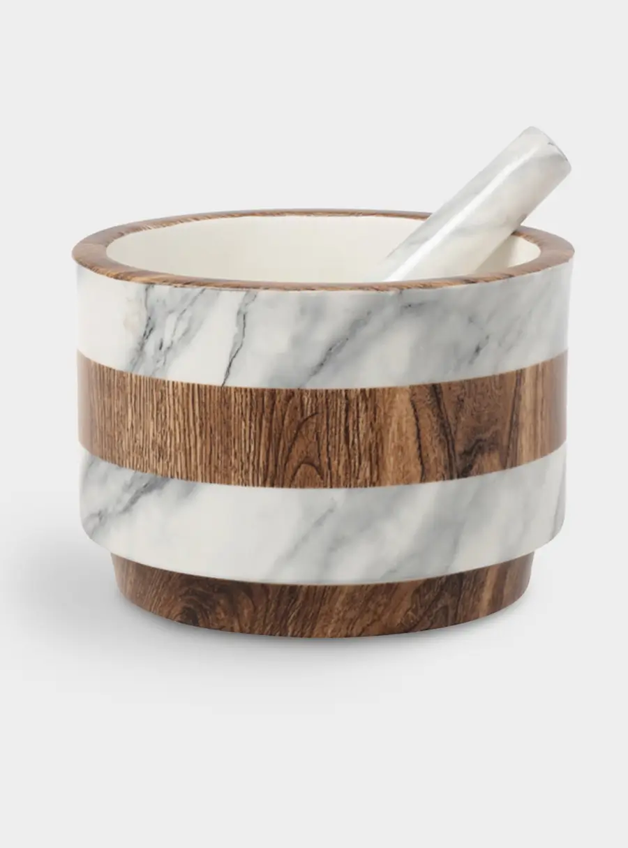 Ступка с пестиком, 15 см, Wood & Marble