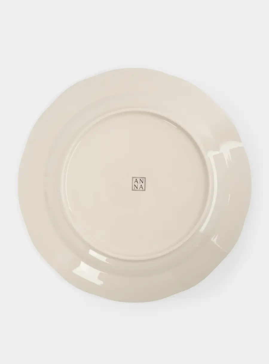 Тарелка обеденная, 27 см, фарфор P, молочная, Rustic, image-4