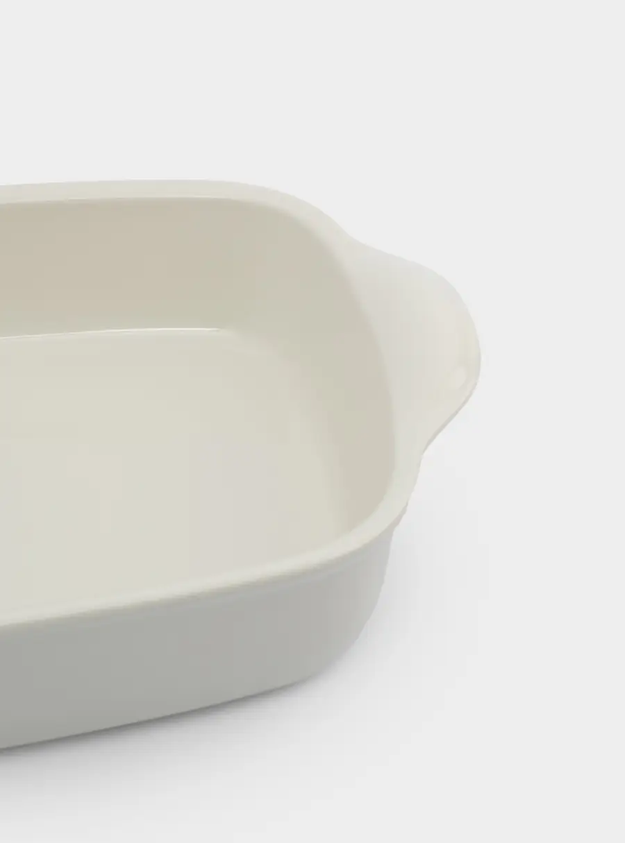 Форма для запекания, 29х22 см, керамика, прямоугольная, молочная, Baker ,image-2