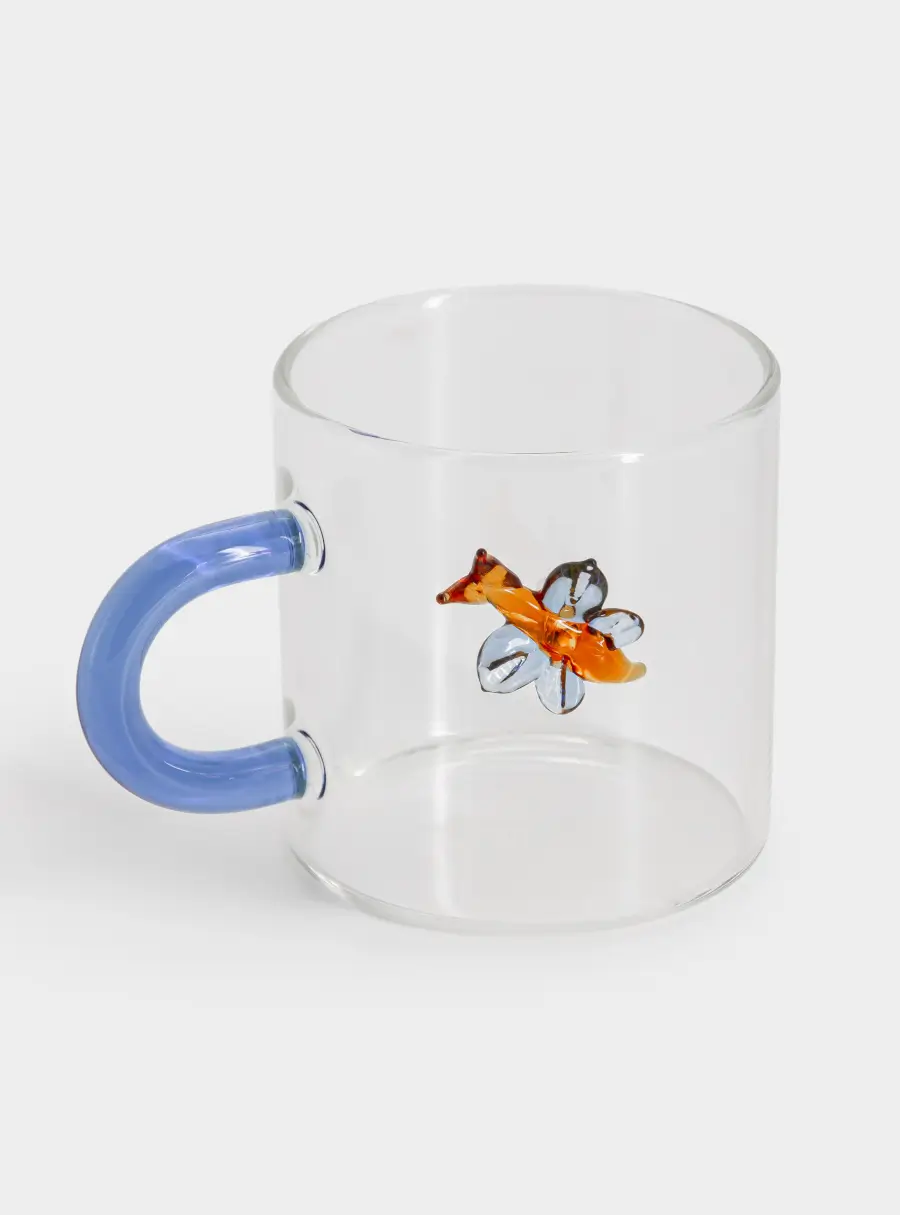 Кружка кофейная, 130 мл, 2 шт, стекло Б, Бабочки, Monterey, image-4