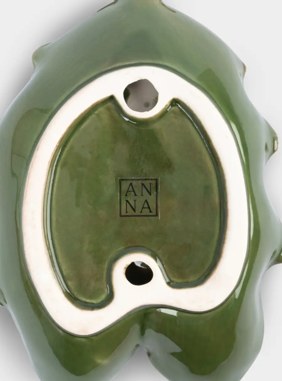 Блюдо, 23х15 см, керамика, зеленое, Шишки на еловой ветке, Fir branch, image-5