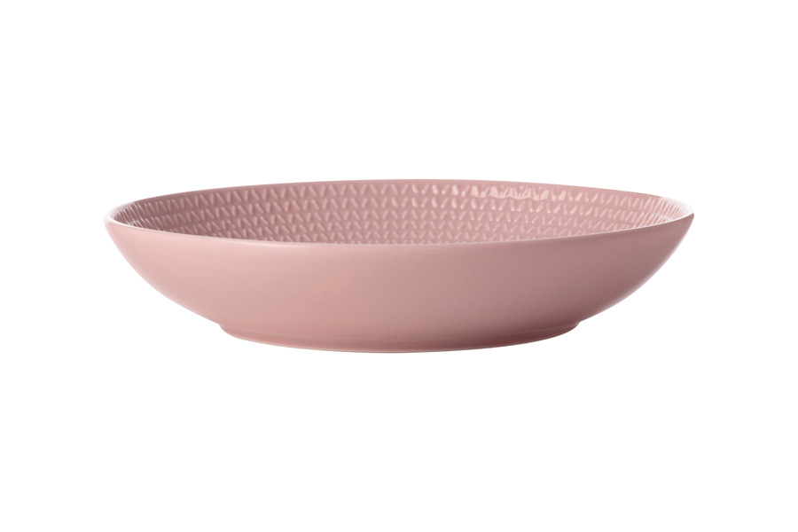 Тарелка суповая Corallo, розовая, 21,5 см, 0,5 л