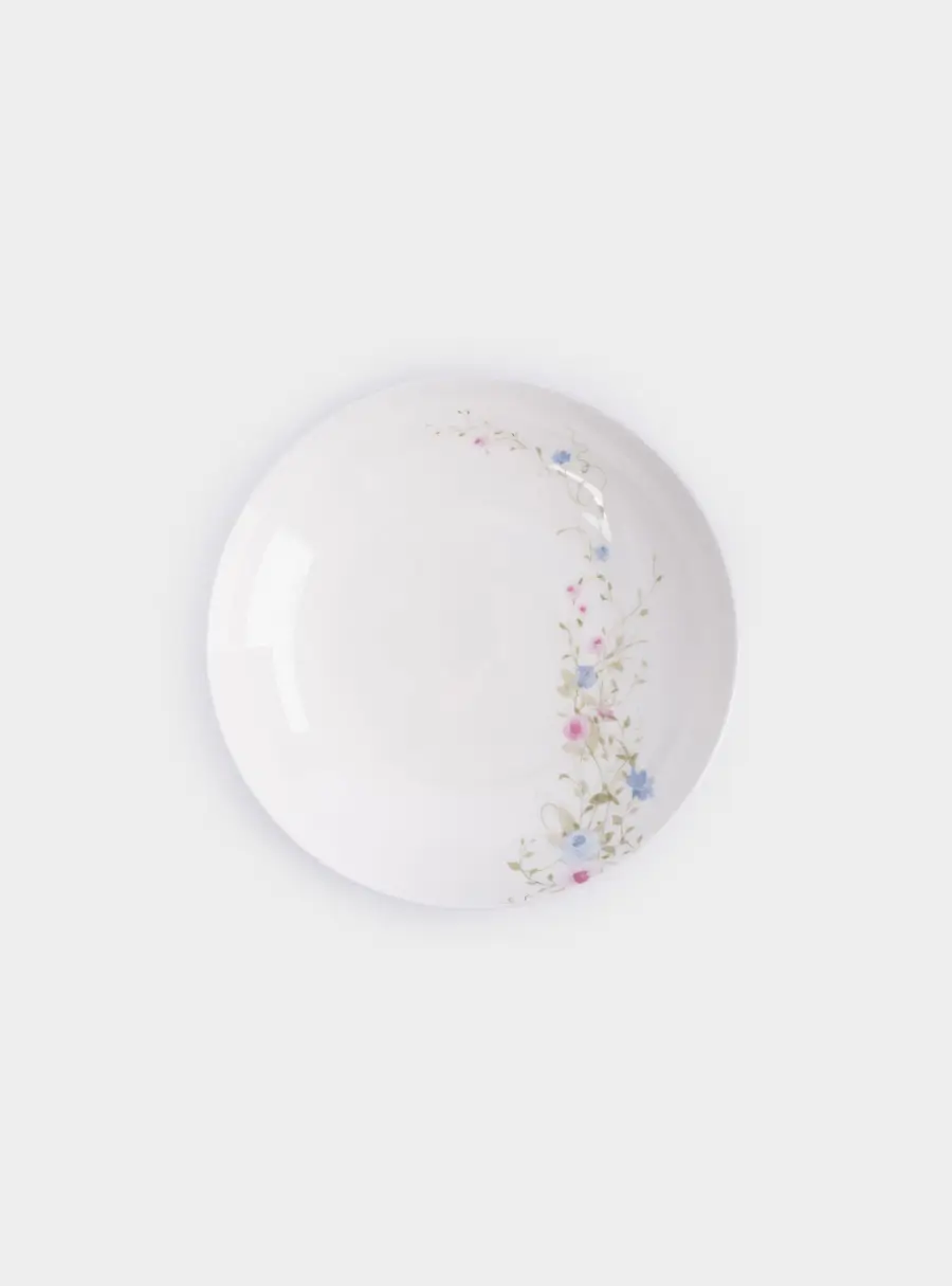 Сервиз обеденный, 6 перс, 18 пр, фарфор F, белый, Цветы, Gentle garden, image-4