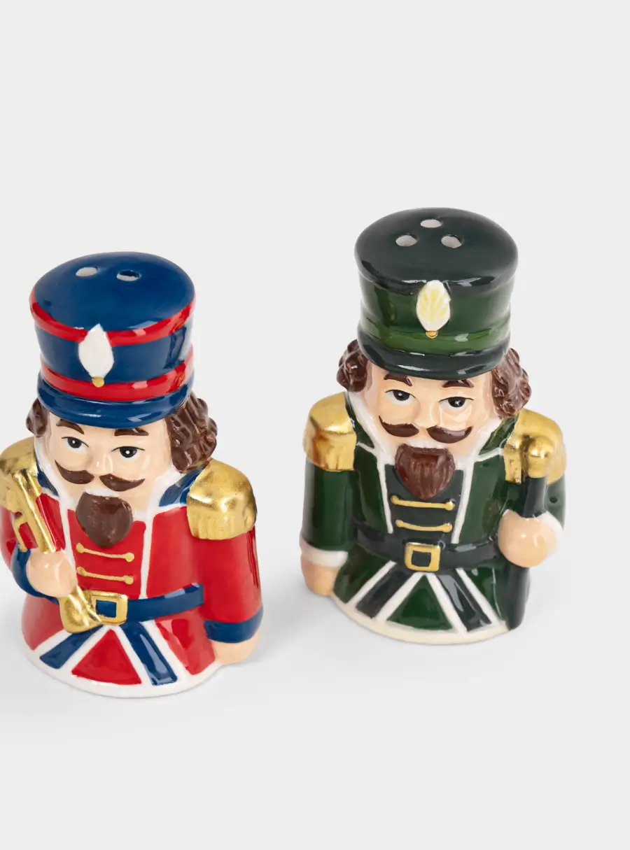 Набор для соли и перца, 7 см, керамика D, Щелкунчики, Nutcracker ,image-2